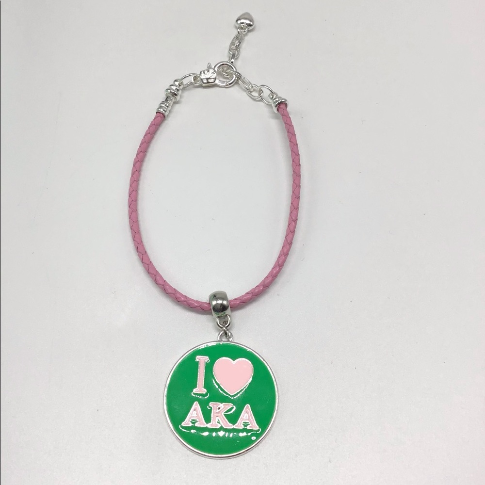 AKA Leather Bracelet - Picture 2 of 3